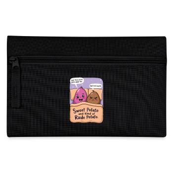 Duo de patates douces et de pommes de terre grossières - Trousse - noir - Devant