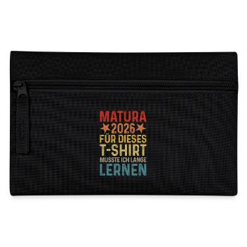Matura 2026 - Federtasche - Schwarz - Vorne