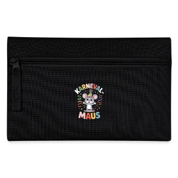 Karnevalsmaus Karneval Köln Kölner Karnevals Maus - Federtasche - Schwarz - Vorne