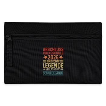 Graduation 2026 elementary school - Pencil Case - black - Front