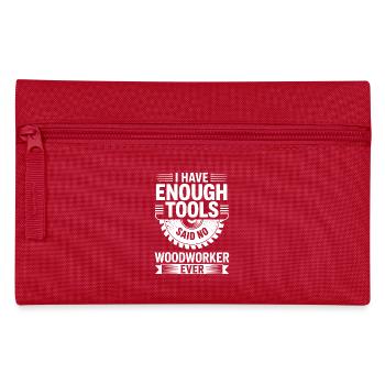 Blague sur les outils et menuisier - Trousse - rouge - Devant