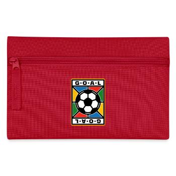 Fußball-Retro-Abzeichen - Federtasche - Rot - Vorne