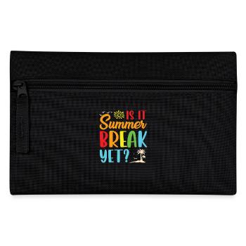 Summer break yet - Federtasche - Schwarz - Vorne