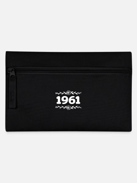 1961 Jahrgang 1961 Retro 1961 Jubiläum 1961 - Federtasche - Schwarz