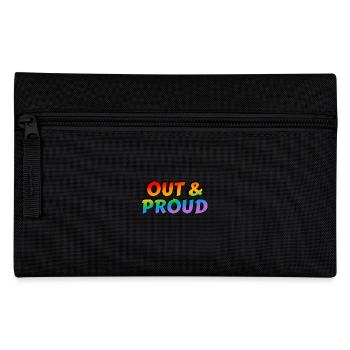 Fierté arc-en-ciel LGBT - Trousse - noir - Devant