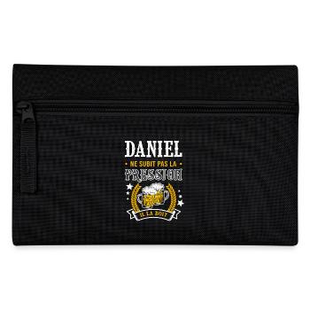 Daniel bière daniel cadeau Daniel fêtes - Trousse - noir - Devant