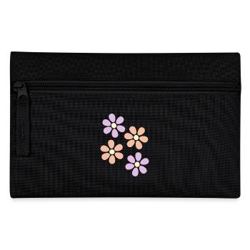 Blume pastell Blume Blumen pastell Blumen flieder - Federtasche - Schwarz - Vorne