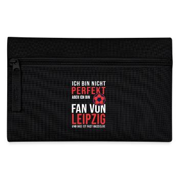 Football Leipzig fan football Soccer, Fussball - Federtasche - Schwarz - Vorne