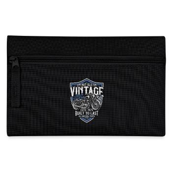 1975 Vintage Born moto Cadeau d’anniversaire - Trousse - noir - Devant