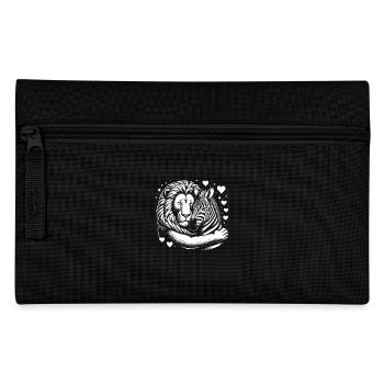 Leo et Zèbre Amour et amitié - Trousse - noir - Devant