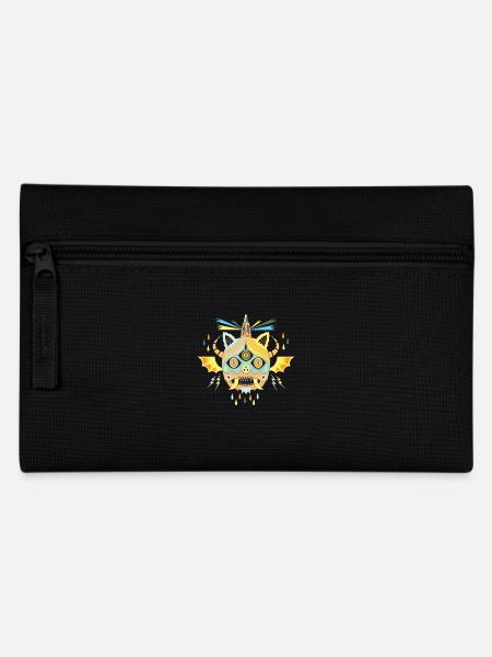 Halloween Fledermaus Monster Illustration - Federtasche - Schwarz