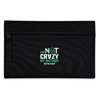 Im not Crazy - Federtasche - Schwarz - Vorne