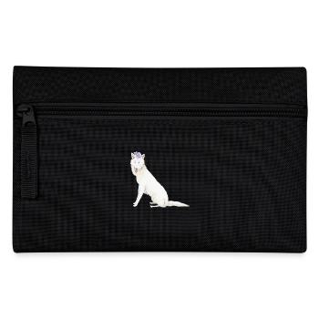 Schwiss shehperd blanc avec fleur - Trousse - noir - Devant