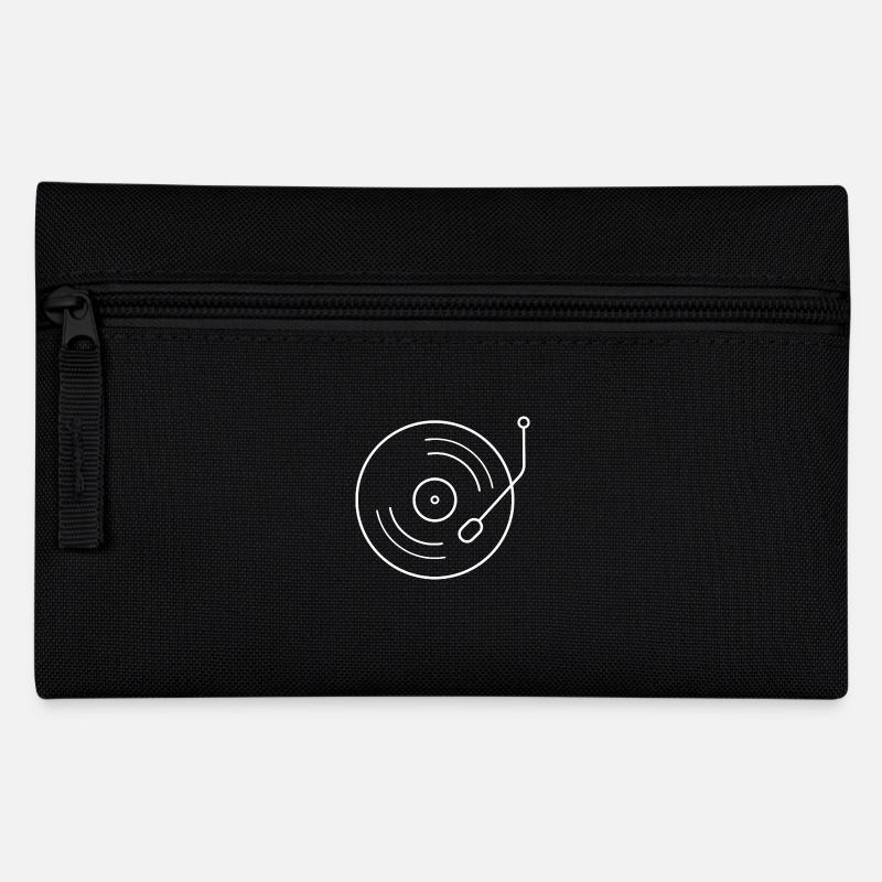 Turntable Vinyl - Federtasche - Schwarz