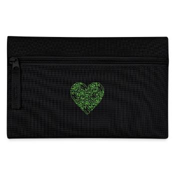 Spooky Halloween Stuff Heart Form Trick or Treat - Pencil Case - black - Front