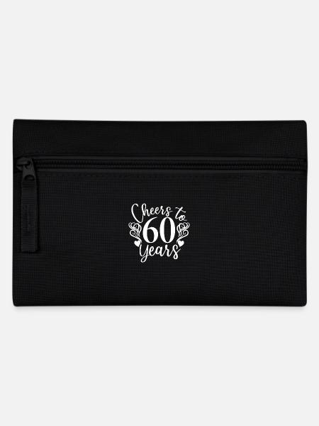 Prost auf 60 Jahre 60. Geburtstag - Federtasche - Schwarz