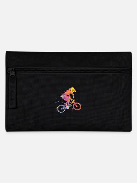 BMX Colorful Paint Graphic Biker Freestyle Racing - Trousse - noir