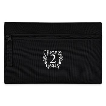 Vive 2 ans 2e anniversaire - Trousse - noir - Devant