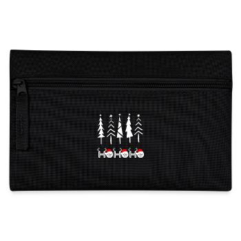 ho ho ho sapin de Noël - Trousse - noir - Devant