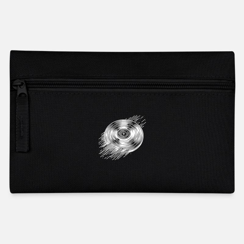 LP Vinyl - Federtasche - Schwarz