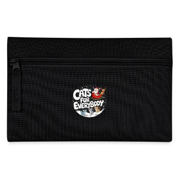 Cats for Everybody Weihnachten Katzen Winter süß - Federtasche - Schwarz - Vorne