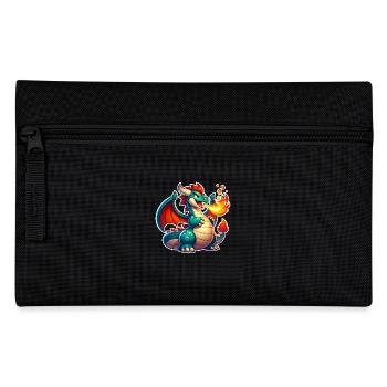 Dragon - Pencil Case - black - Front