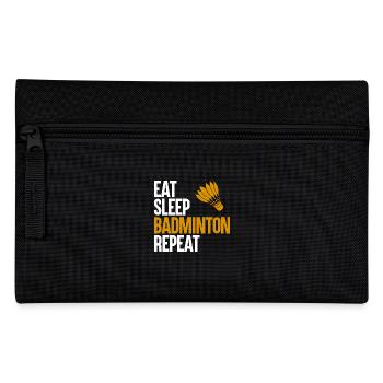 Badminton Shuttlecock - Pencil Case - black - Front