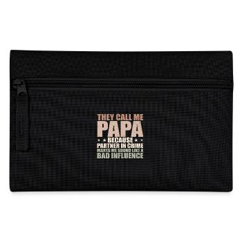 Perfektes Geschenk für Papa - Federtasche - Schwarz - Vorne