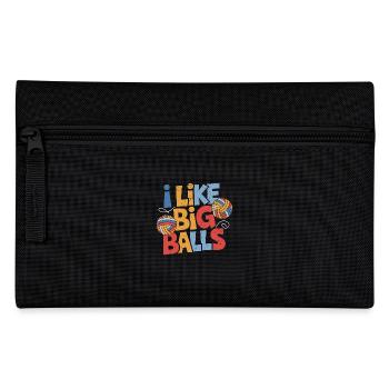 Knitting humor with cheeky charm - Pencil Case - black - Front