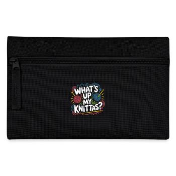 Knitting fun with creative humour - Pencil Case - black - Front