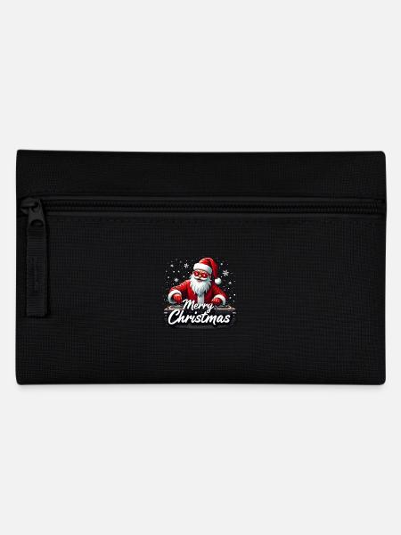 DJ Santa Claus Weihnachtsmann - Federtasche - Schwarz