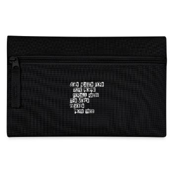 JONE WASTE YORE TOYE MONME YORALL REDIII THE VOICE - Federtasche - Schwarz - Vorne