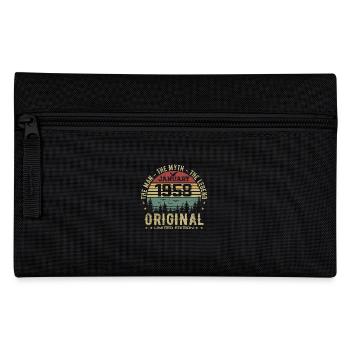 67 Year Old Birthday Gift, Born In January 1958 - Pencil Case - black - Front