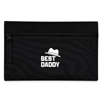 Best Dad Father´s Day Husband Men Daddy Father Man - Pencil Case - black - Front