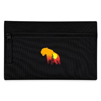 Sabre-toothed tiger - Pencil Case - black - Front