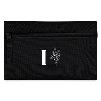 Minimalist flowers - Pencil Case - black - Front