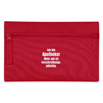 Pharmacist - Pencil Case - red - Front