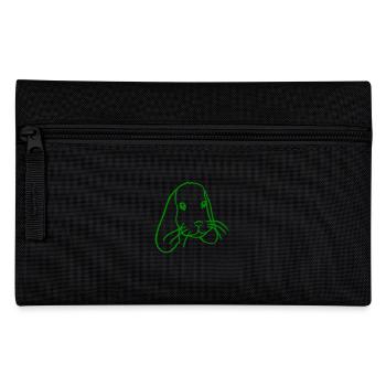 Bunny Rabbit Bunny Rodent Small Animal Cute - Pencil Case - black - Front