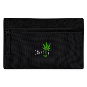 Cannabis Abi 2025 - Abitur - Spruch - Federtasche - Schwarz - Vorne