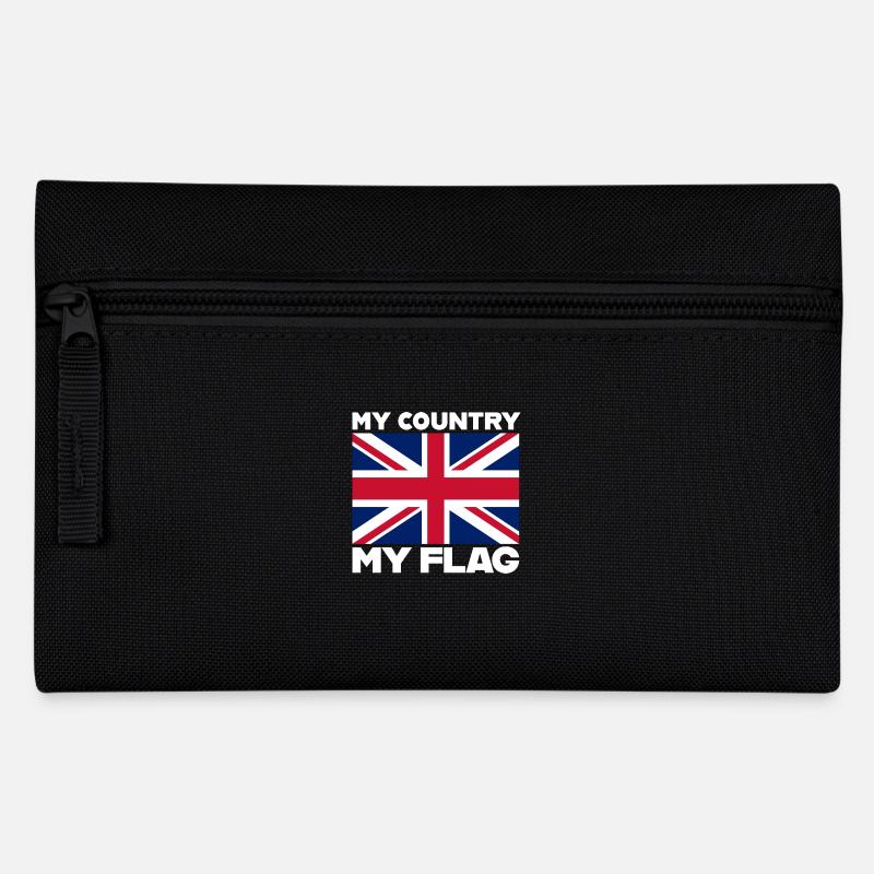My Country -My Flag - Pencil Case - black