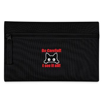 Fais attention - Trousse - noir - Devant