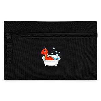 Badewannen Dinosaurier - Federtasche - Schwarz - Vorne