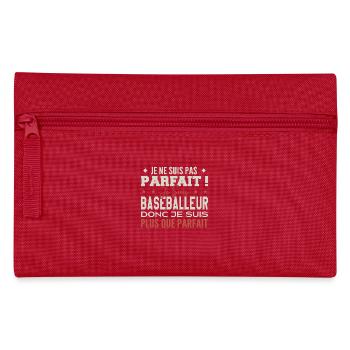 Un Baseballeur, le Métier de Rêve Mis à l’Honneur - Trousse - rouge - Devant