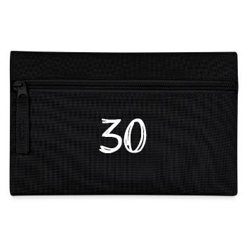 30 JAHRE. 30-jähriges JUBILÄUM. JUBILÄUM 30 JAHRE. 30 - Federtasche - Schwarz - Vorne