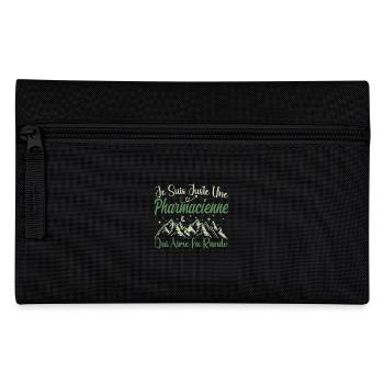 Pharmacienne aventurier passionnée de Randonnée - Trousse - noir - Devant