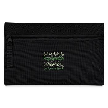 Programmatrice aventurier passionnée de Randonnée - Trousse - noir - Devant