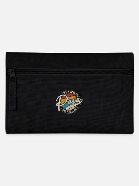 Papa wie ein Opa, nur cooler - Federtasche - Schwarz