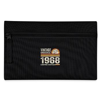 Vintage 1968 Cassette 1968 - 57th Anniversary 1968 - Pencil Case - black - Front
