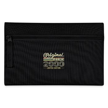Jahrgang März 2000 Geburtstagsgeschenk März 2000 - Federtasche - Schwarz - Vorne