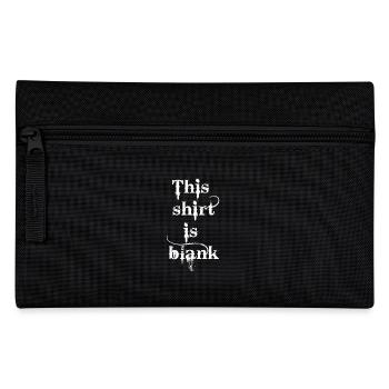 This shirt is blank - Pencil Case - black - Front